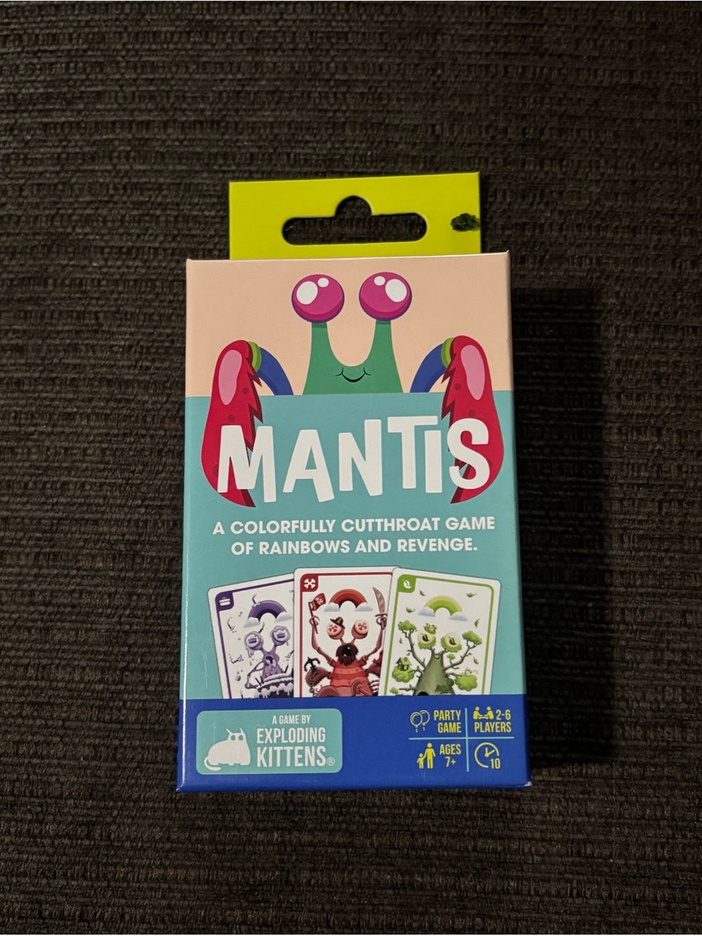 MANTIS Card Game by Exploding Kittens - Teal & Pink